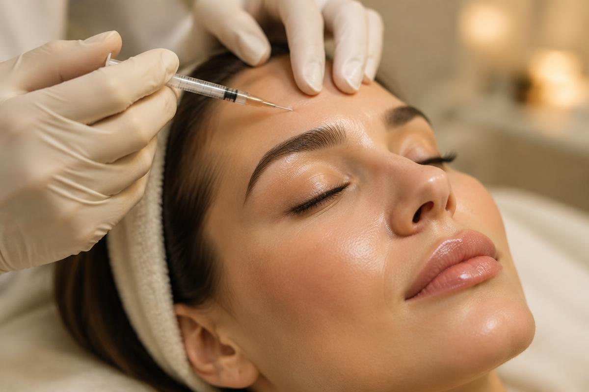 Atendimento de estética facial